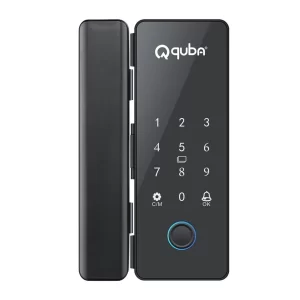 Quba Qrystal, 4-Way Access Glass Door Digital Lock