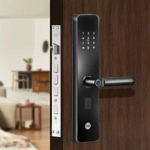Yale YDME 100 NxT Digital Mortise Door Lock with Fingerprint, PIN, RFID and Manual Key – Black