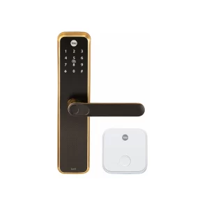 Yale Zuri S (Antique Bronze) Smart Lock — 5-Way Access with Built-in Bluetooth, Bundled with Wi-Fi Bridge