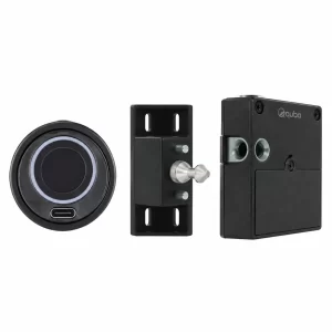 QSense, Smart Flushed Design Sliding Lock with Fingerprint